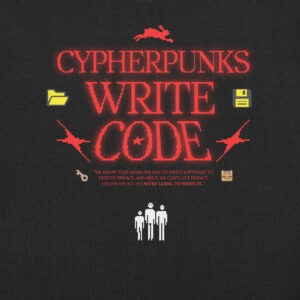 Cypherpunks Write Code pixel art